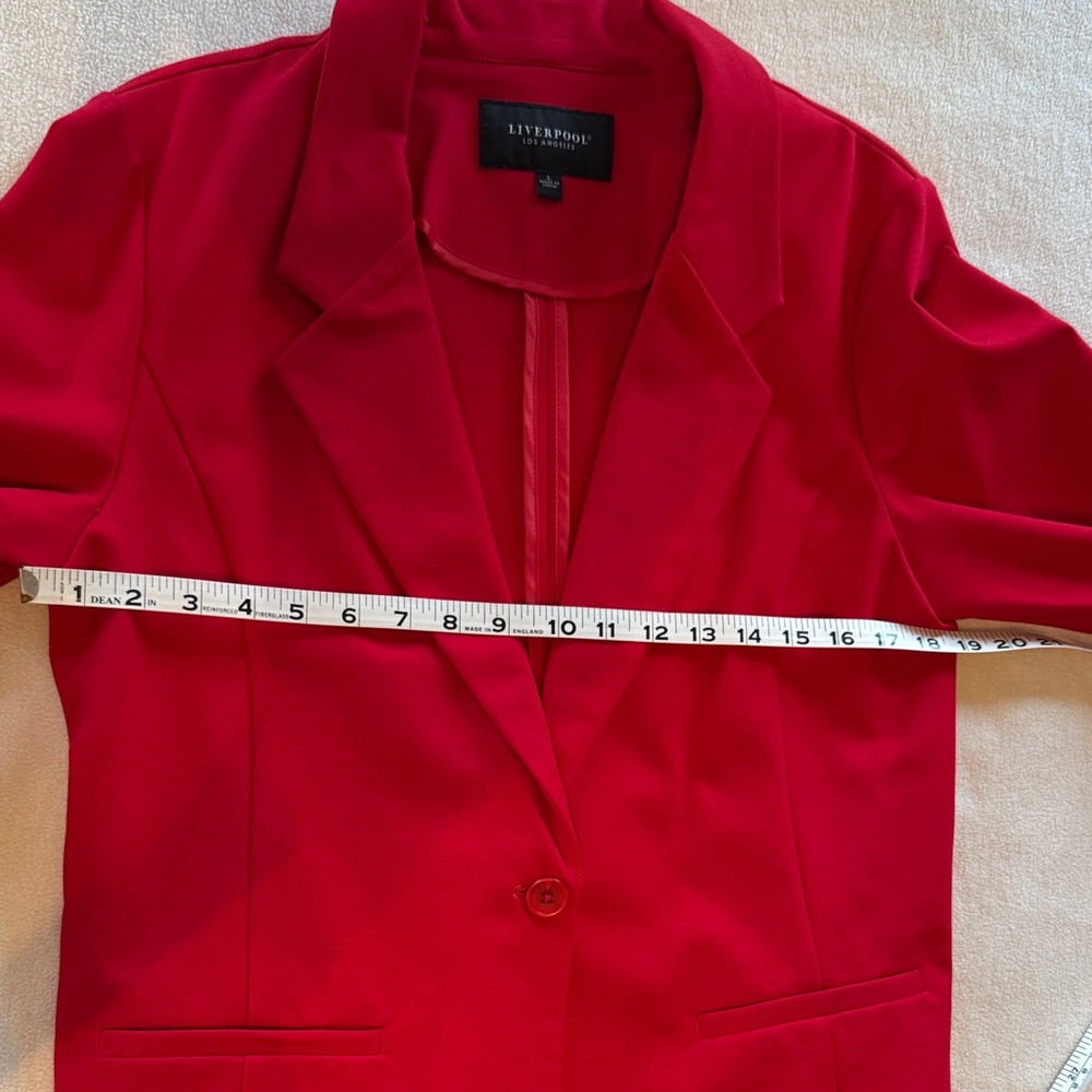 Liverpool Red Single-Button Blazer - Picture 6 of 9